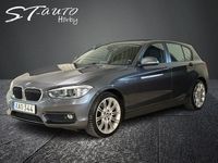 Begagnad BMW 116 116 HK (85 kW) 2015 Svart (svart metallic) Halvkombi