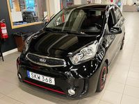 Begagnad Kia Picanto Edition 7 67 HK (49 kW) 2015 Svart Halvkombi