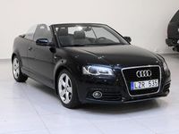 Begagnad Audi A3 Cabriolet S-Line 160 HK (117 kW) 2012 Svart Cab