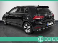 Begagnad VW e-Golf 100 kW (136 HK) 2018 Svart Halvkombi