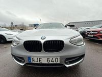 Begagnad BMW 120 Sport Line 184 HK (135 kW) 2013 Silver Halvkombi