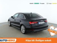 Begagnad Audi A3 Sport 151 HK (111 kW) 2017 Svart Sedan