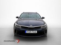 Begagnad Kia Optima Hybrid Sport 2018 Blå Sedan