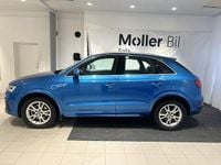 Begagnad Audi Q3 S-Line 184 HK (135 kW) 2016 Blå SUV