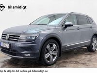 Begagnad VW Tiguan Allspace 180 HK (132 kW) 2017 Mörkgrå SUV