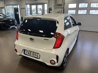 Begagnad Kia Picanto 67 HK (49 kW) 2015 Vit Halvkombi