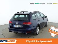 Begagnad VW Golf VII 117 HK (86 kW) 2018 Mörkblå Kombi