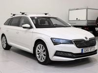 Begagnad Skoda Superb 218 HK (160 kW) 2021 Vit Kombi