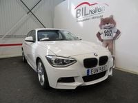 Begagnad BMW 120 M Sport 184 HK (135 kW) 2015 Vit Halvkombi