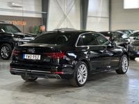 Begagnad Audi A4 190 HK (139 kW) 2018 Svart Sedan