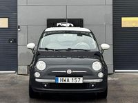 Begagnad Fiat 500 Lounge 69 HK (50 kW) 2015 Svart Halvkombi