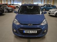 Begagnad Hyundai i10 Premium 87 HK (63 kW) 2014 Blå Halvkombi