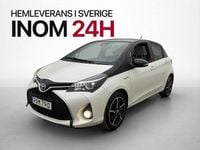 Begagnad Toyota Yaris Hybrid Style 101 HK (74 kW) 2016 Vit Halvkombi