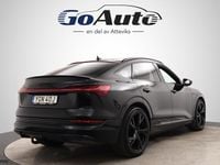 Begagnad Audi e-tron Sportback Black Edition 300 kW (408 HK) 2021 Svart SUV