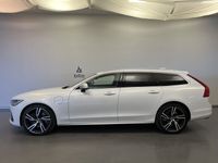 begagnad Volvo V90 Recharge T8 AWD T8 TE R-Design / Rattvärme / 2019 Vit