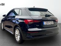 Begagnad Audi A3 Sportback Proline 150 HK (110 kW) 2022 Svart Halvkombi