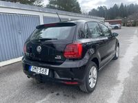 begagnad VW Polo 5-dörrar 1.2 TSI Euro 6 backkamera