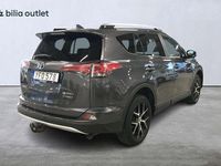 begagnad Toyota RAV4 Hybrid E-FOUR 2.5 i-AWD Navi Drag B-kam P-sens