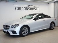 Begagnad Mercedes E220 AMG line 194 HK (142 kW) 2018 Silver Sportkupé