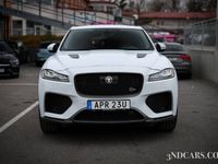 begagnad Jaguar F-Pace SVR AWD PERFORMANCE STOLAR MM, MOMS! EU6 PANORAMA