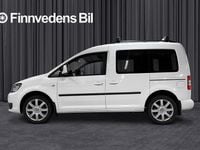 Begagnad VW Caddy 103 HK (75 kW) 2015 Vit Minibuss