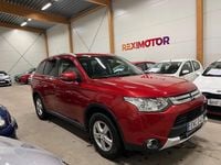 Begagnad Mitsubishi Outlander 150 HK (110 kW) 2014 Röd SUV
