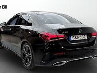Begagnad Mercedes A180 AMG line 136 HK (100 kW) 2020 Svart Sedan
