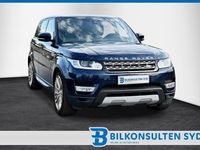 Begagnad Land Rover Range Rover Sport HSE 306 HK (225 kW) 2017 Svart (blå metallic) SUV