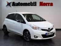 Begagnad Toyota Yaris Trend 99 HK (72 kW) 2013 Vit Halvkombi