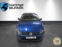 Begagnad VW Polo 95 HK (69 kW) 2019 Blå Halvkombi