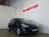 Begagnad Ford Fiesta Titanium 101 HK (74 kW) 2018 Blå Halvkombi