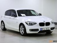 Begagnad BMW 118 Sport Line 143 HK (105 kW) 2012 Vit Halvkombi