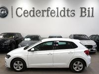 Begagnad VW Polo 95 HK (69 kW) 2018 Vit Halvkombi