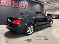 Begagnad BMW 120 Cabriolet Advantage 177 HK (130 kW) 2009 Svart Cab