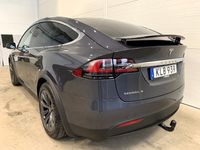 begagnad Tesla Model X 100D AWD Pano Luft Drag 2.5 AP 7-sits 20 2018, SUV