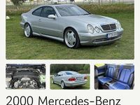 Begagnad Mercedes CLK55 AMG AMG 347 HK (255 kW) 2000 Silver Sportkupé