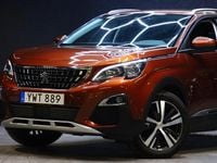 Begagnad Peugeot 3008 Allure 131 HK (96 kW) 2017 Mörkbrun (brun) SUV