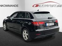 Begagnad Audi A3 Sportback 2017 Svart Halvkombi