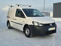 Begagnad VW Caddy 75 HK (55 kW) 2014 Vit Minibuss