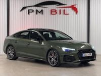 Begagnad Audi A5 Sportback S-Line 265 HK (194 kW) 2021 Grön Halvkombi