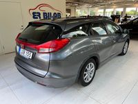 Begagnad Honda Civic Elegance 122 HK (89 kW) 2015 Mörkgrå (grå) Kombi