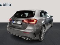 begagnad Mercedes A200 163HK 7G-DCT AMG Widescreen B-kam Navi 2018 Grå