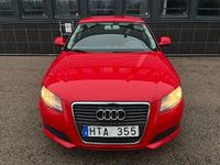 Begagnad Audi A3 Attraction 125 HK (91 kW) 2009 Röd Halvkombi