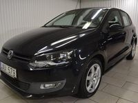Begagnad VW Polo 86 HK (63 kW) 2011 Svart Halvkombi