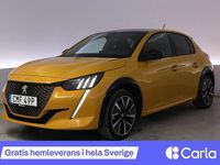 Begagnad Peugeot e-208 GT 100 kW (136 HK) 2022 Gul Halvkombi