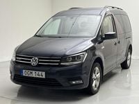 Begagnad VW Caddy Maxi Life Life 150 HK (110 kW) 2017 Mörkblå Minibuss