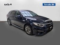 Begagnad Kia Optima Hybrid Sport 2019 Blå Sedan