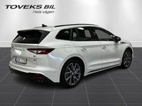 Begagnad Skoda Enyaq iV SportLine 150 kW (204 HK) 2022 Vit (moon white metallic) SUV