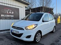 Begagnad Hyundai i10 Premium 69 HK (50 kW) 2012 Vit Halvkombi