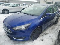Begagnad Ford Focus Titanium 125 HK (91 kW) 2016 Blå Halvkombi